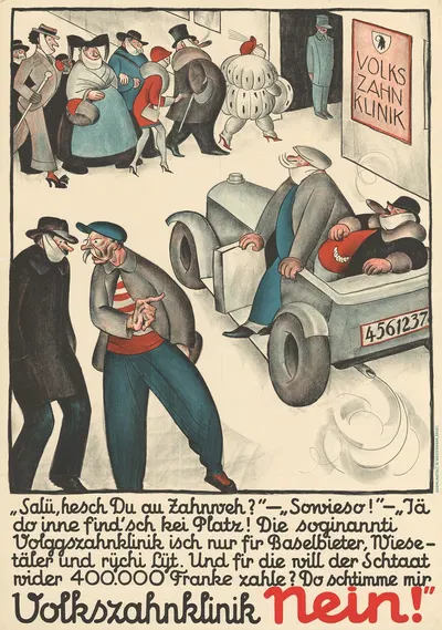 Volkszahnklinik Nein! by Otto Plattner, 1928 — digital art print download