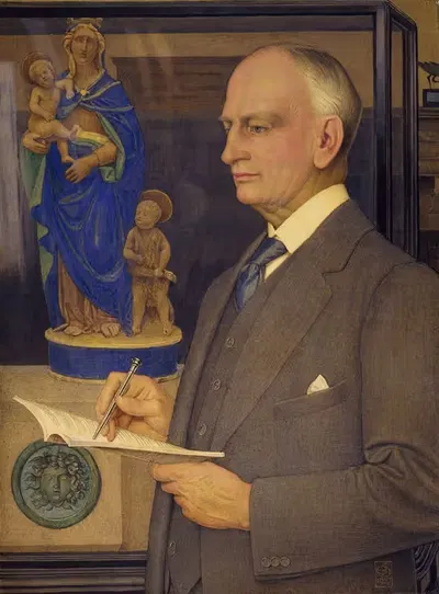 Портрет сэра Уитворта Уоллиса (1855-1927) by Джозеф Эдвард Саутолл, 1855-1927 — digital art print download