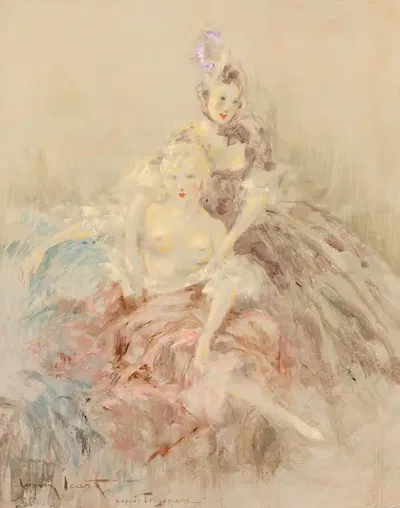 По мотивам Фрагонара by Луи Икарт — digital art print download