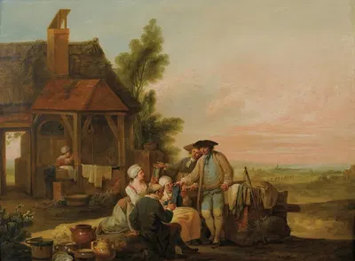 Торговец by Луи Жозеф Ватто, 1779 — digital art print download