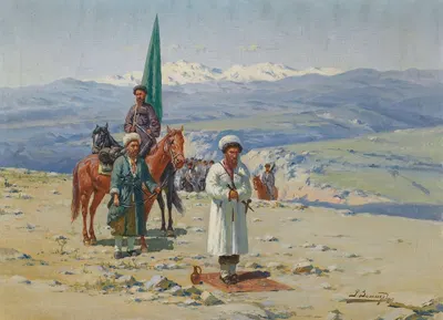 Imam Shamil In The Caucasus by Richard Karlovich Zommer — digital art print download