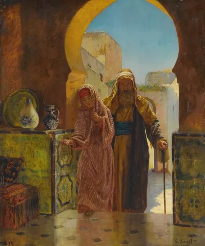 A Helping Hand by Rudolf Ernst — digital art print download