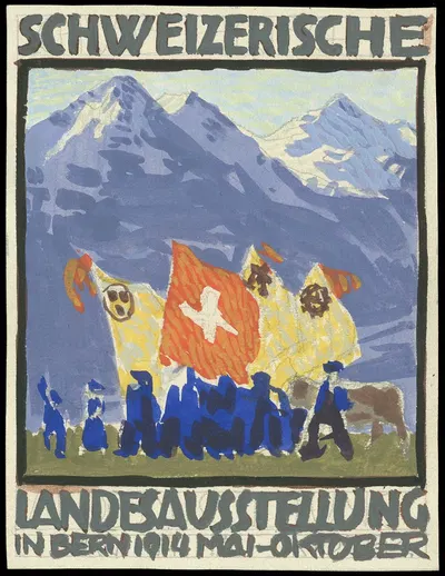 Schweizerische Landesausstellung by Paul Kammüller, 1914 — digital art print download