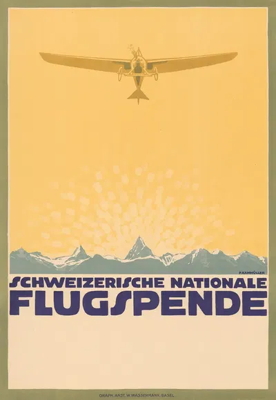 Schweizerische Nationale Flugspende by Paul Kammüller — digital art print download