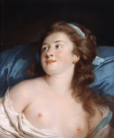 Head of a Young Woman by Adélaïde Labille-Guiard, 1779 — digital art print download