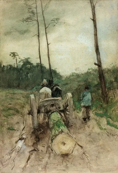 The Forester’s Cart by Anton Mauve — digital art print download