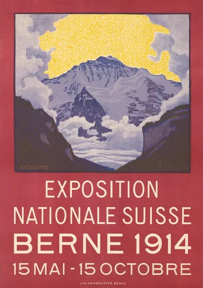 Exposition nationale suisse – Berne 1914 by Plinio Colombi, 1914 — digital art print download