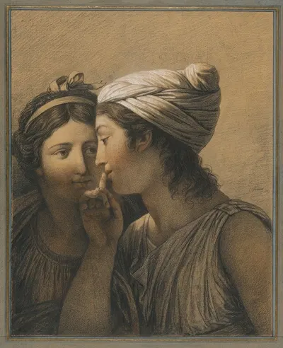 Секрет by Франсуа-Анри Винсент, 1795 — digital art print download