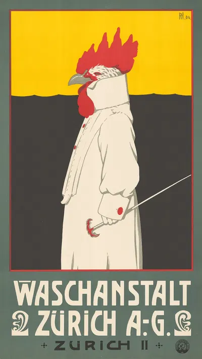 Waschanstalt Zürich A.-G. – Zürich II by Robert Hardmeyer, 1905 — digital art print download