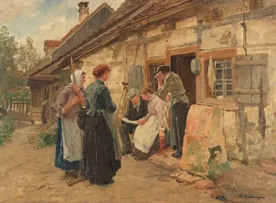 Письмо из Америки (II) by Фридрих Кальморген, 1892 — digital art print download