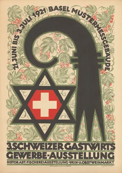 3. Schweizer Gastwirtsgewerbe-Ausstellung by Robert Stöcklin, 1921 — digital art print download