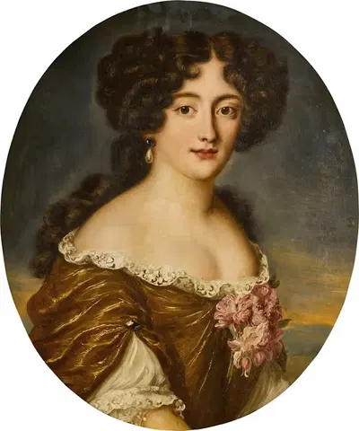 Portrait of Ortensia Mancini, duchessa di Mazzarino by Jacob Ferdinand Voet, 1646–1699 — digital art print download
