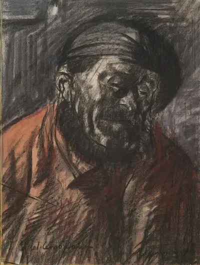 Head of a Fisherman by Jean-Julien Lemordant — digital art print download