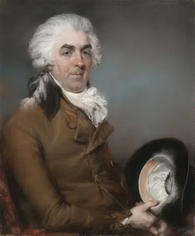 Portrait of George de Ligne Gregory (1740 – 1822) by John Russell, 1740 – 1822 — digital art print download