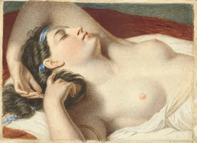 Study for Ariadne Asleep on the Island of Naxos by John Vanderlyn — digital art print download
