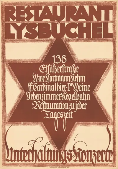 Restaurant Lysbüchel by Robert Stöcklin, 1930 — digital art print download