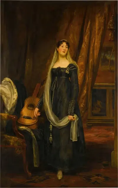 Портрет Элизабеты Кохрейн-Джонстон (1784–1883), 17 лет by Томас Филлипс, 1784–1883 — digital art print download