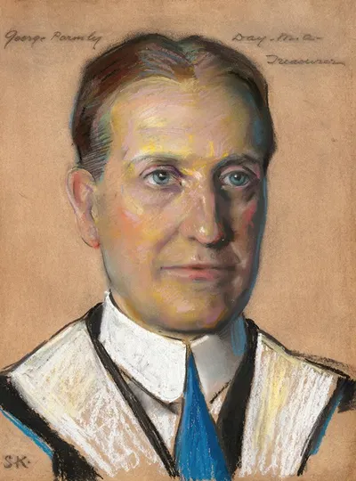 Джордж Пармли Дэй, бакалавр 1897, казначей Йельского университета 1910- by Уильям Сержант Кендалл — digital art print…