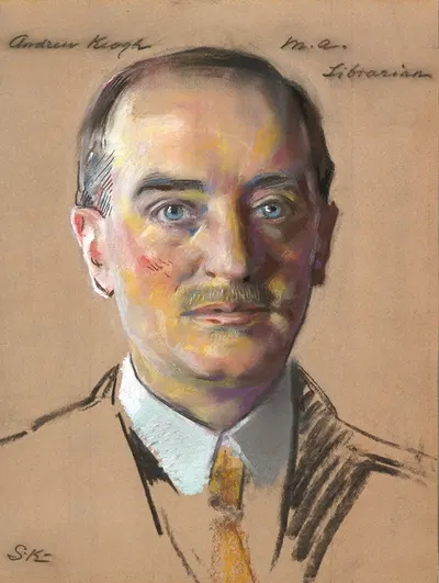 Эндрю Киог, магистр искусств 1904, библиотекарь 1916- by Уильям Сержант Кендалл — digital art print download