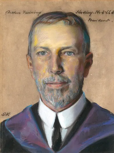Артур Т. Хэдли; B.A. 1876, президент Йельского университета 1899-1921 by Уильям Сержант Кендалл — digital art print download