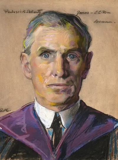 Фредерик С. Джонс; B.A. 1884, декан Йельского колледжа 1909- by Уильям Сержант Кендалл — digital art print download
