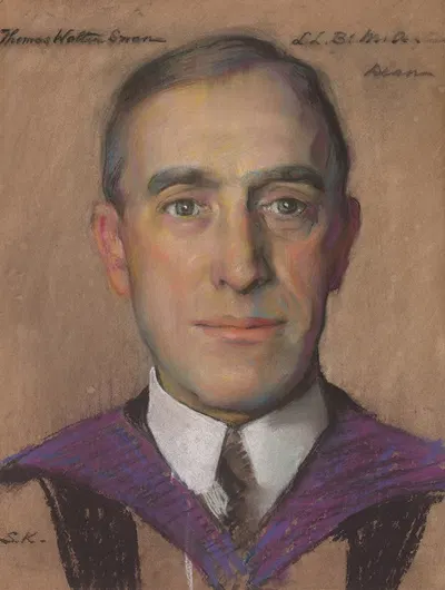Томас У. Свон, бакалавр искусств, профессор права в Стерлинге 1922- by Уильям Сержант Кендалл — digital art print download