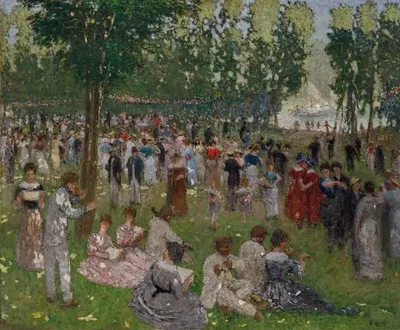 В парке by Эрнест Кост, 1900 — digital art print download