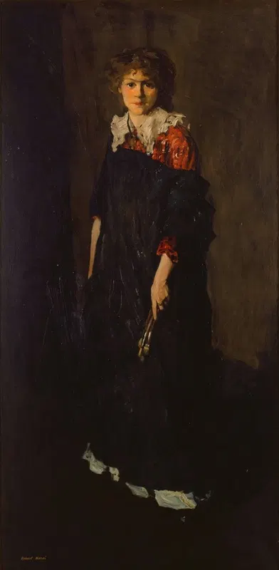 The Art Student (Miss Josephine Nivison) by Robert Henri, 1906 — digital art print download