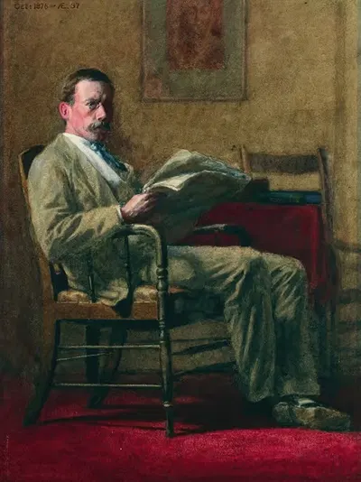 Портрет джентльмена из Филадельфии by Томас Поллок Аншутц, 1876 — digital art print download