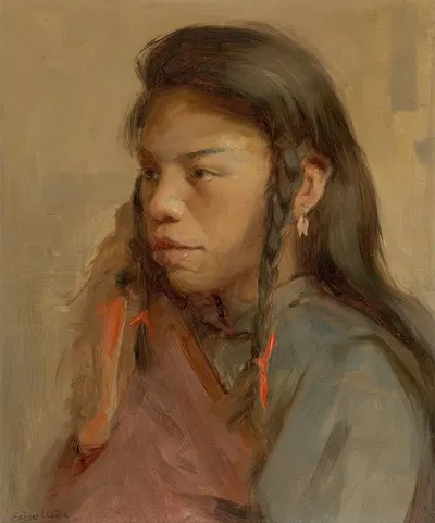 Tapatie by Eanger Irving Couse, 1891 — digital art print download