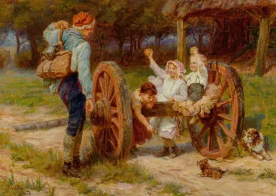 Apple time by Frederick Morgan — digital art print download
