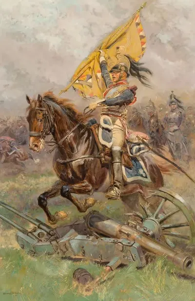 Нападение by Жан-Батист Эдуар Детель, 1900 — digital art print download