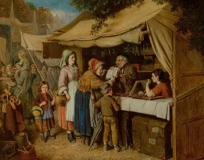 Продавец очков by Марк Уильям Ланглуа — digital art print download