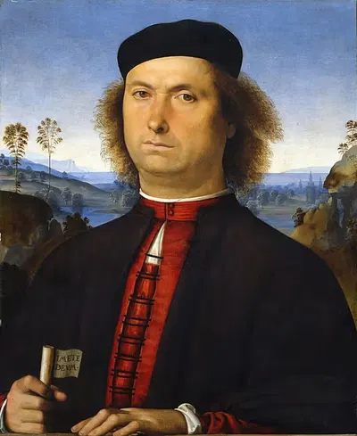 Портрет Франческо делле Опере by Пьетро Перуджино, 1494 — digital art print download