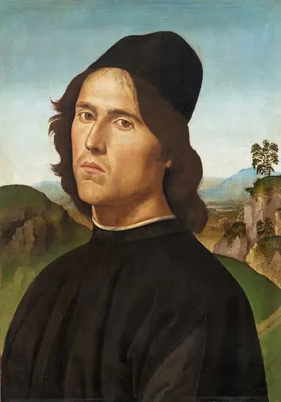 Портрет Лоренцо ди Кред by Пьетро Перуджино, 1488 — digital art print download