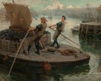 Работа на Тайн, Ньюкасл by Ральф Хедли, 1905 — digital art print download
