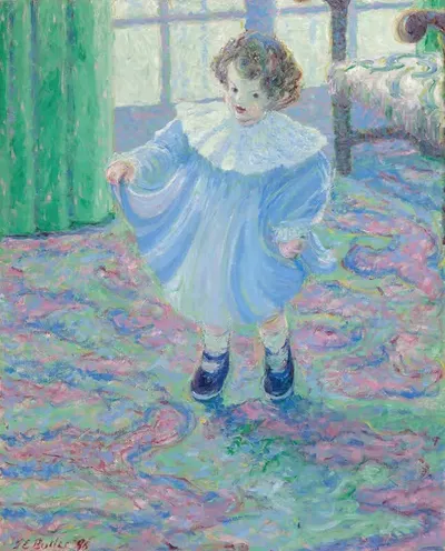 Лилли Батлер (дочь художника, падчерица Клода Моне) by Теодор Эрл Батлер, 1896 — digital art print download