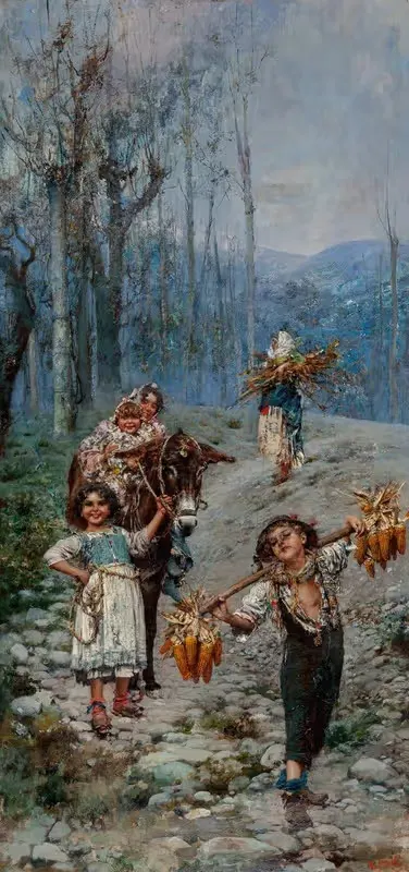 Время сбора урожая by Винченцо Иролли — digital art print download