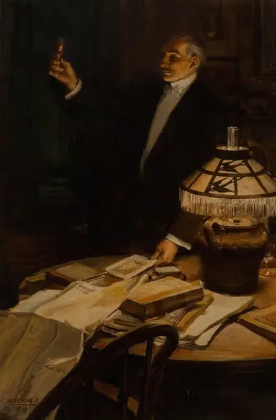 Тост за вас by Уильям Генри Детлеф Кёрнер, 1909 — digital art print download
