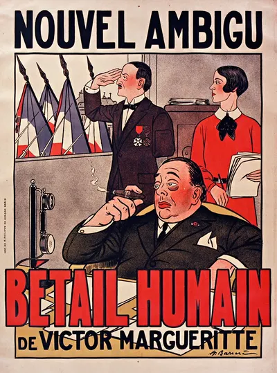 Nouvel Ambigu Bétail Humain by Адриен Баррер, 1920 — digital art print download