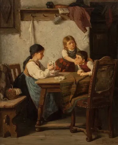 Проделки by Карл Робичек, 1873 — digital art print download