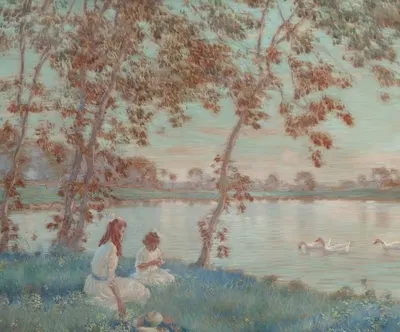 Летние дни by Эдвард Дафнер, 1918 — digital art print download