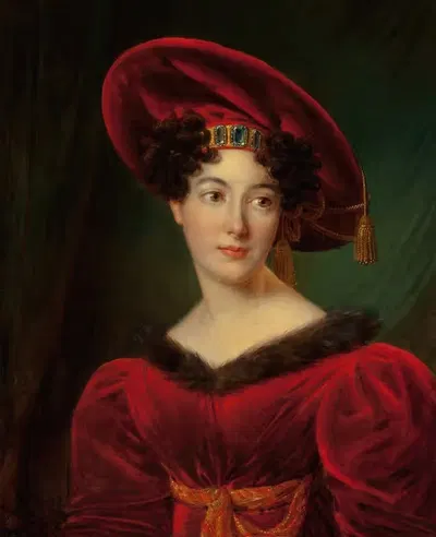 Portrait of Madame Lestapis (née Boode), Daughter of Henry Boode by François Joseph Kinson, 1824 — digital art print download