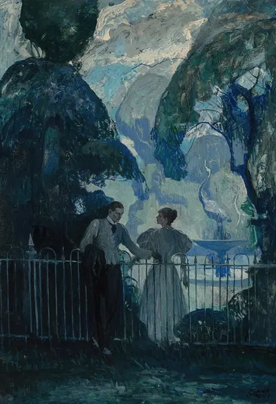 Средний человек by Фрэнк Стрит, 1923 — digital art print download