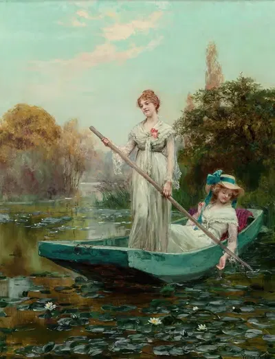 The lady of the lake by Henry John Yeend King — digital art print download