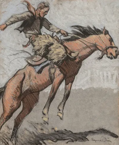 Бронко Бастер by Мейнард Диксон, 1920 — digital art print download