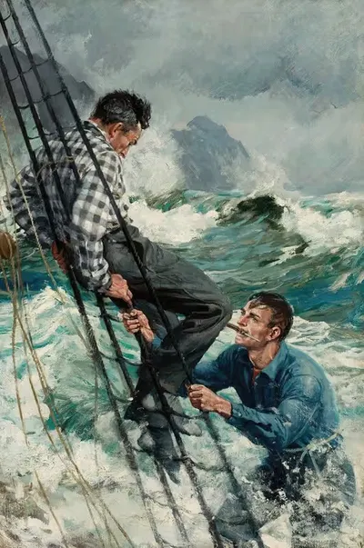 Мужчина в такелажах by Антон Отто Фишер, 1918 — digital art print download