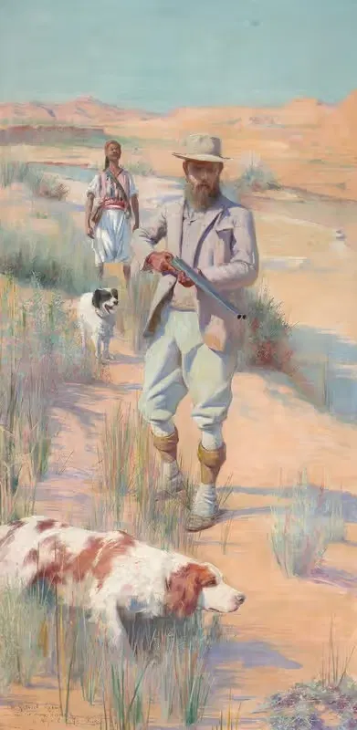 Охотник в Северной Африке by Чарльз Джеймс Териат, 1892 — digital art print download