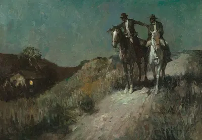 Man Who Chased a Ghost by Frank Earle Schoonover, 1921 — digital art print download