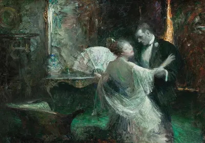Танцоры by Фрэнк Стрит, 1921 — digital art print download